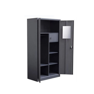 Yatak Odası Dikey Çift Kapılı 180cm Metal Dolap Dolabı, Kasa