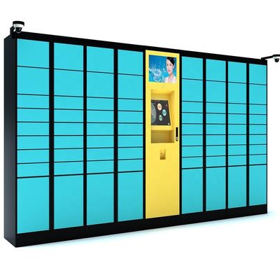 Elektronik Parsel Depolama Soyunma Akıllı Çamaşırhane Dolabı Ekranlı