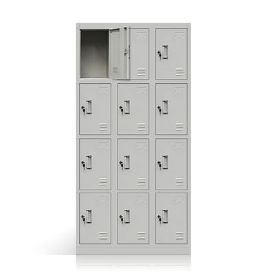 Okul Paslanmaz Çelik Kulp 0.6mm Çelik Çok Kapılı Depo Dolabı