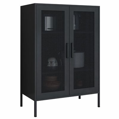 Ev Kullanımı İçin Çift Metal Hasır Kapı 1015x800x400mm Yarım Yükseklik Dolabı