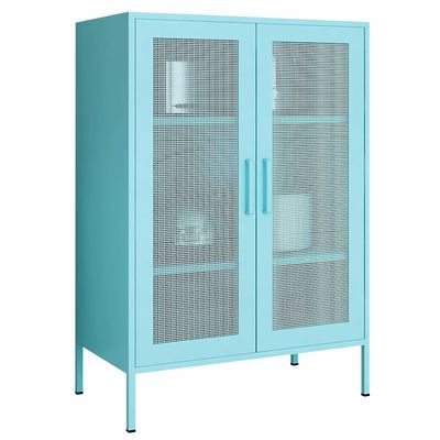 Ev Kullanımı İçin Çift Metal Hasır Kapı 1015x800x400mm Yarım Yükseklik Dolabı