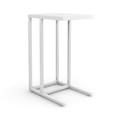 Kanepe Tarafı Sağlam 650mm Yükseklik Siyah Metal Çerçeve Sehpa