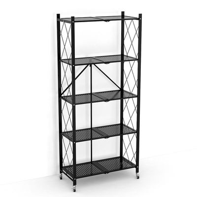 Dolap Depolama Metal Katlanabilir 5 Katmanlı Ağır Hizmet Tipi Raf Rafı