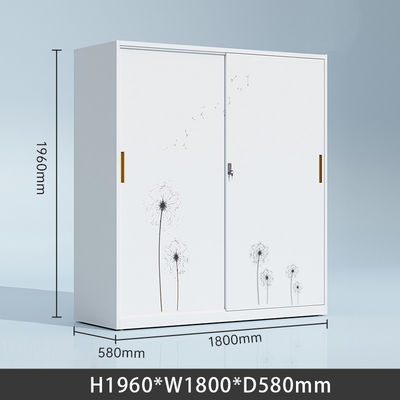 Modern Güzel Resim Metal Depolama Dolabı Elbise Dolap Dolabı