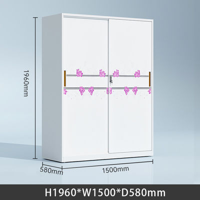 Modern Güzel Resim Metal Depolama Dolabı Elbise Dolap Dolabı